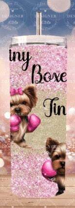 Various YORKIE dog breed Skinny 20 oz Tumbler with lid and straw for the puppy lover in your life - 6 different designs to Choose from - My Store