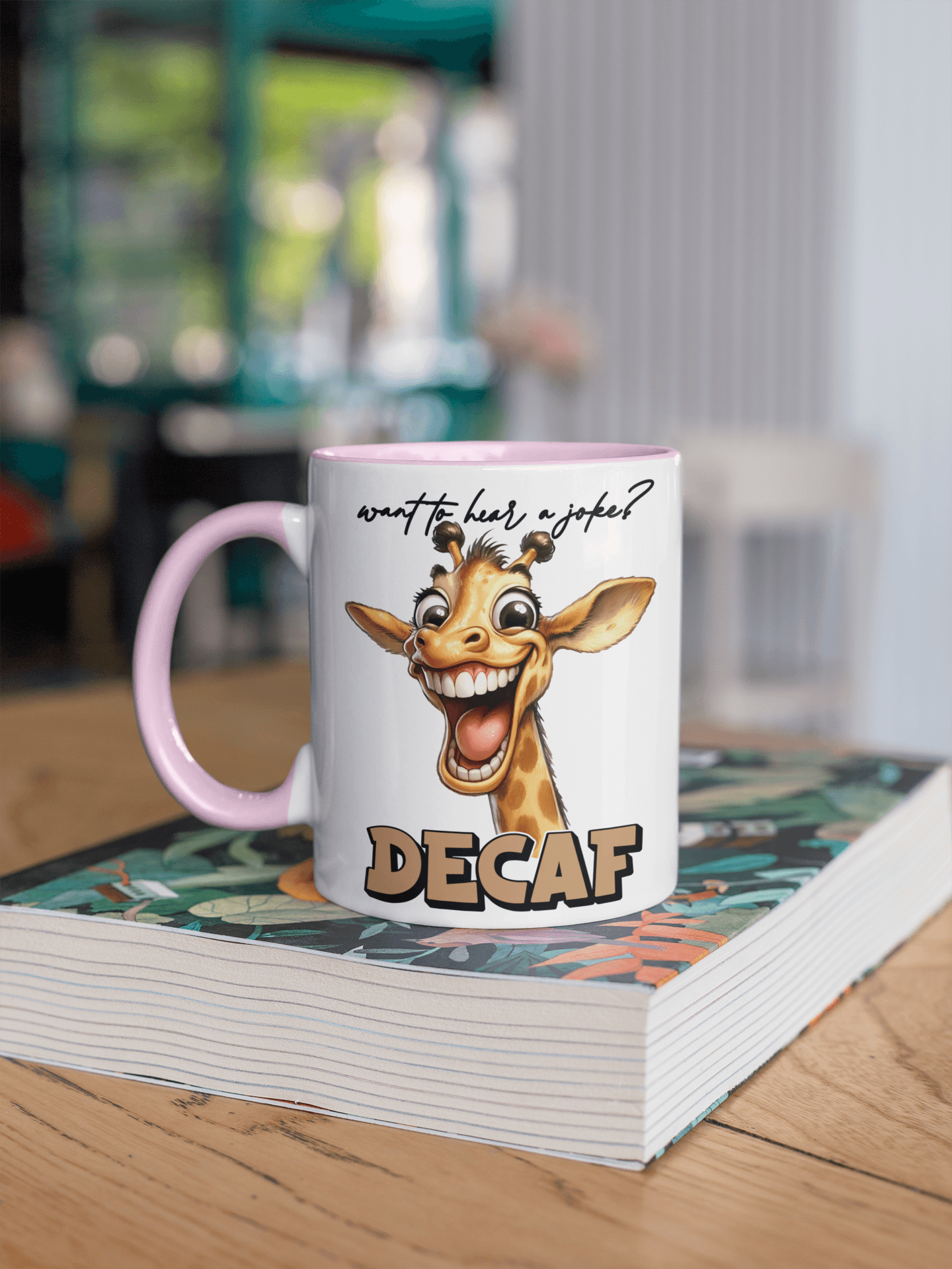 Want To Hear A Joke? Decaf - Coffee Mug - My Store