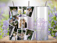 Wedding Memories 20oz Tumbler with Pictures and Date - My Store