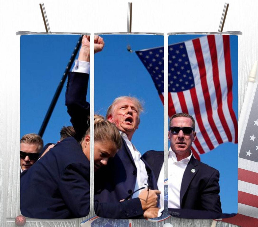 You Missed | Even a Bullet Won't Stop us | Let Me Get My Shoes |Trump 2024 | 20 oz Tumbler | 4 options - My Store