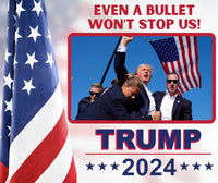 You Missed | Even a Bullet Won't Stop us | Let Me Get My Shoes |Trump 2024 | 20 oz Tumbler | 4 options - My Store